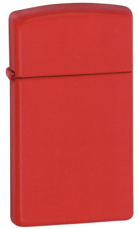 Zapalovač Zippo Red Matte Slim 1633