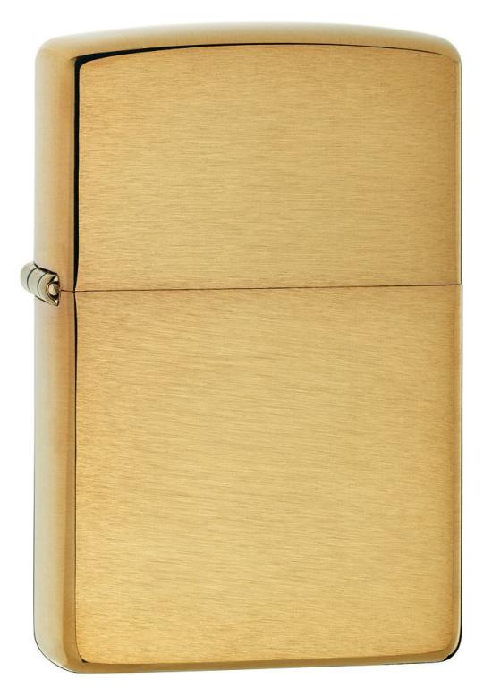 Zapalovač Zippo Brushed Brass Armor 23061