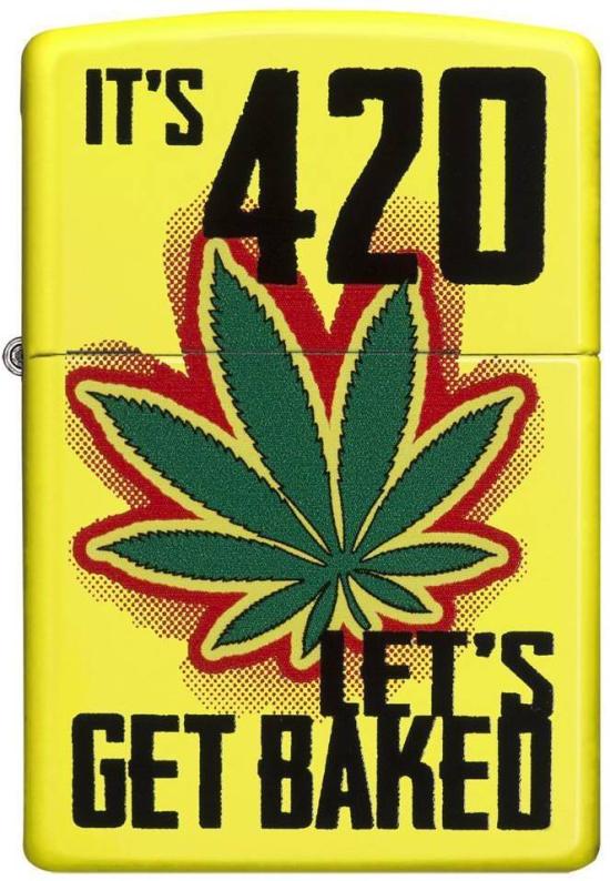 Zapalovač Zippo 6344 Lets Get Baked Cannabis