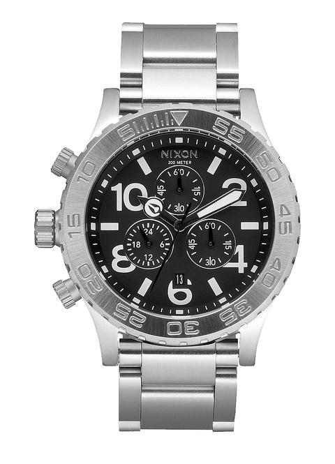 Hodinky Nixon 42-20 Chrono Black A037 000