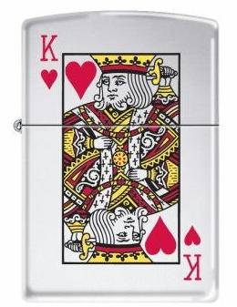 Zapalovač Zippo King of Hearts 7555