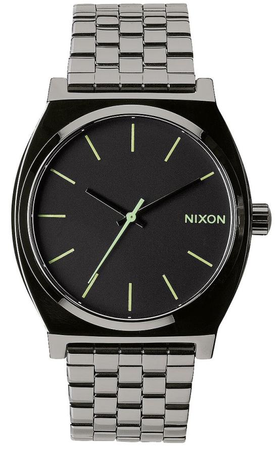 Hodinky Nixon Time Teller Polished Gunmetal Lum A045 1885