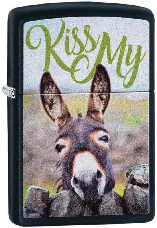 Zapalovač Zippo Kiss My Donkey 29868