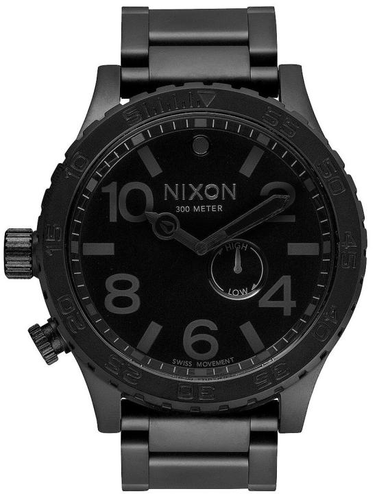 Hodinky Nixon 51-30 Tide All Black A057 001