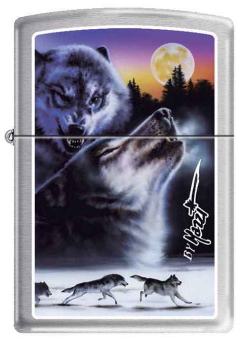 Zapalovač Zippo Mazzi - Untamed Wolves 1932