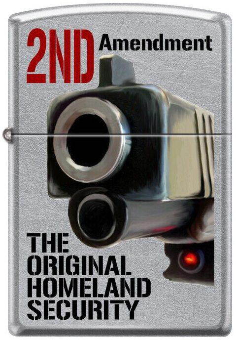 Zapalovač Zippo 2nd Amendment Original Homeland Security 3362