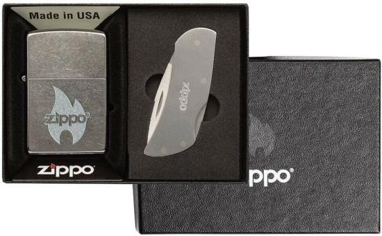 Zapalovač Zippo And Knife Combo 49067