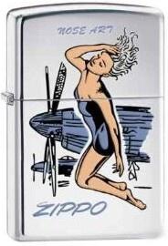 Zapalovač Zippo Nose Art Pin-Up Girl 6886