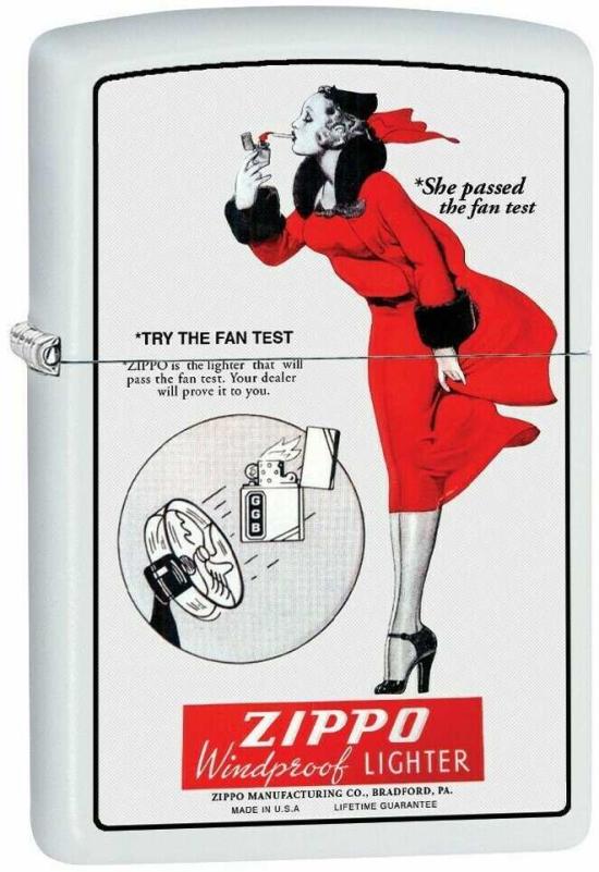 Zapalovač Zippo Windy Varga Fan Test 1704