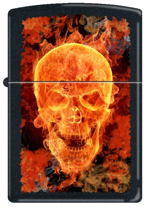 Zapalovač Zippo Fire Skull 5569