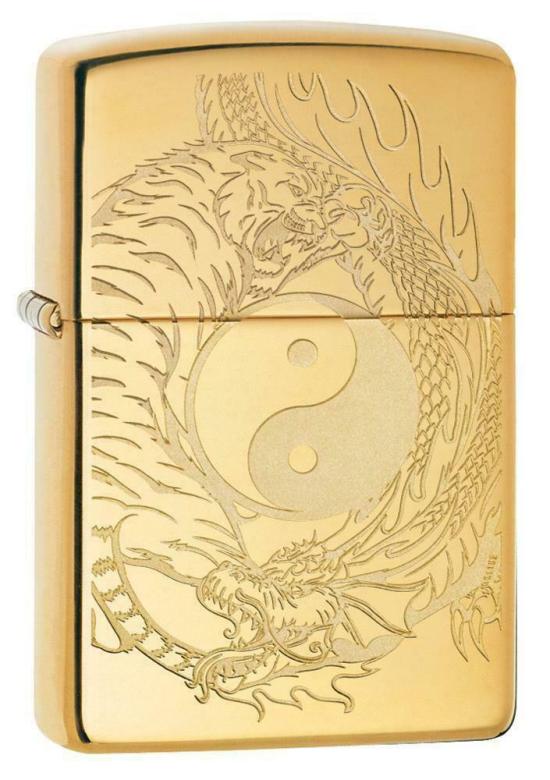 Zapalovač Zippo Tiger Dragon Yin Yang 49024