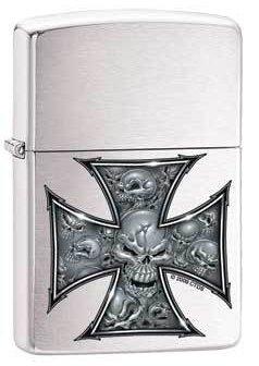 Zapalovač Zippo Skull Gothic Cross 0416