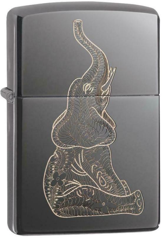 Zapalovač Zippo Zentangle Elephant 2080