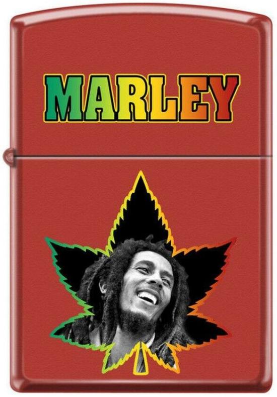 Zapalovač Zippo Bob Marley Cannabis Leaf 7677