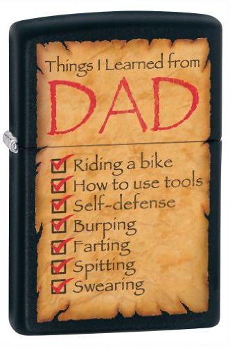 Zapalovač Zippo Things I Learned From Dad 28372